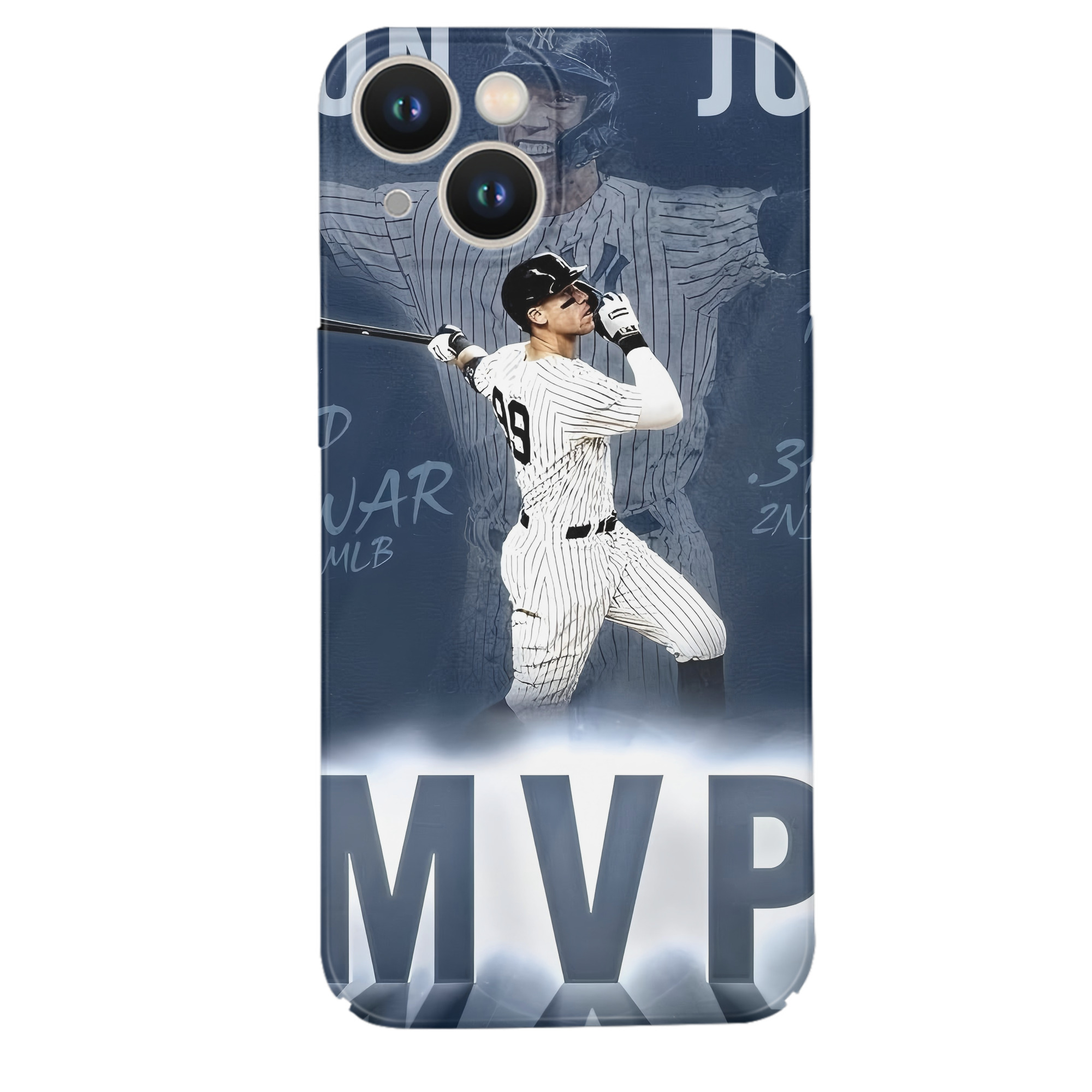 Aaron Judge MVP IPhone 14 Series Full-Cover Hard Case – Shockproof With Raised Camera Protection – Precise Cutouts, Wireless Charging Compatible – Durable, Anti-Yellowing, Easy To Clean